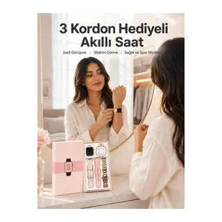 Akıllı Saat Bluetooth Bağlantılı Aksesuar Hediyeli GPS Takibi