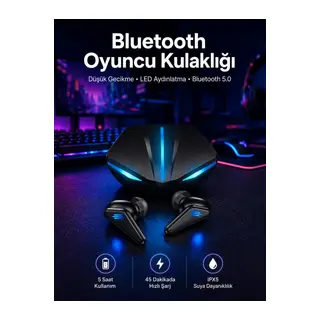 Kablosuz Bluetooth Bağlantılı Kulaklık ve Dokunmatik Ekran Akıllı Saat Arama Cevaplama