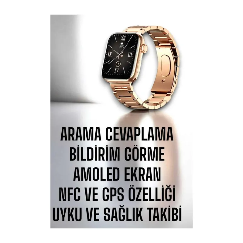 Akıllı Saat Adımsayar, Nabız Takibi ve GPS Destekli Kadınlara Özel