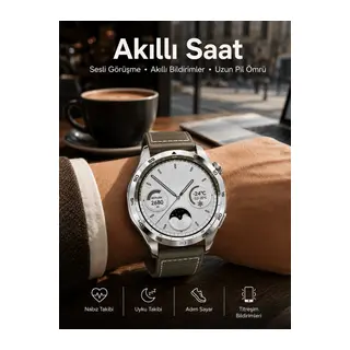 Akıllı Saat Bildirim Görme Sesli Görüşme Çoklu Kordon GPS Takibi