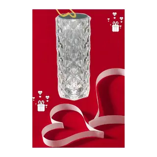 Sevgililer Günü İçin Hediye Kristal Lamba Sevgiliye Hediye USB Şarjlı Gece Lambası