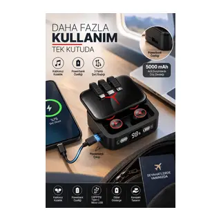 Kablosuz Kulaklık Yeni Nesil Bluetooth Kulaklık ANC Özelliği Şık Tasarım