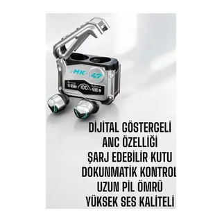 Oyuncu Kulaklığı Bluetooth Bağlantılı ANC Özelliği 5.0 Bluetooth