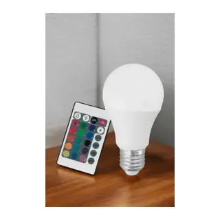 RGB Led Lamba Led Işık Ampul Renk Değiştirebilen 100 Watt