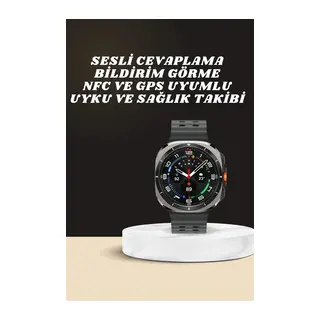Akıllı Saat Amoled Ekran Bluetooth Bağlantılı Sağlık Takibi GPS Uyumlu