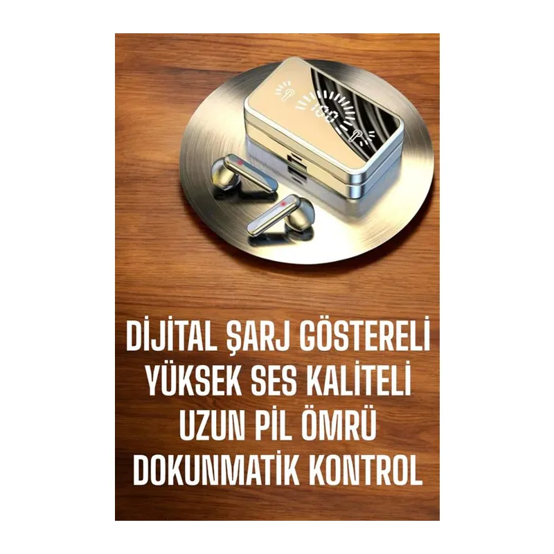 Bluetooth Bağlantılı Dijital Göstergeli Yüksek Ses Kaliteli Kulaklık