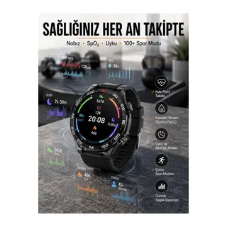 Akıllı Saat 2024 Model Arama Cevaplayan Uyku ve Sağlık Takibi