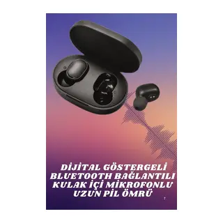 Kablosuz TWS Kulaklık Kulak İçi Mikrofonlu Bleuetooth Kulaklık Yüksek Ses Kaliteli