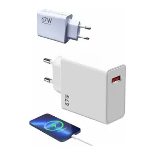 67W Hızlı Şarj Yüksek Voltaj Korumalı Type C Şarj Adaptörü