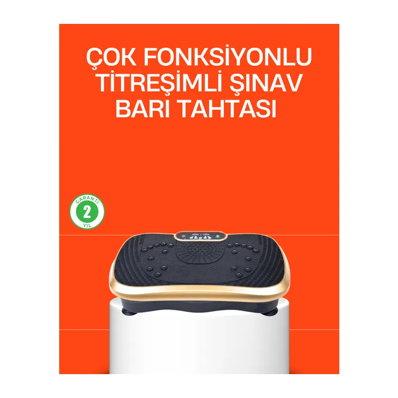 Vücut Şekillendirmeye Yardımcı Titreşimli Spor Platformu