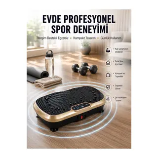 Ev Tipi Titreşimli Spor Aleti Yağ Yakım Destekli Tasarım Yeni Nesil
