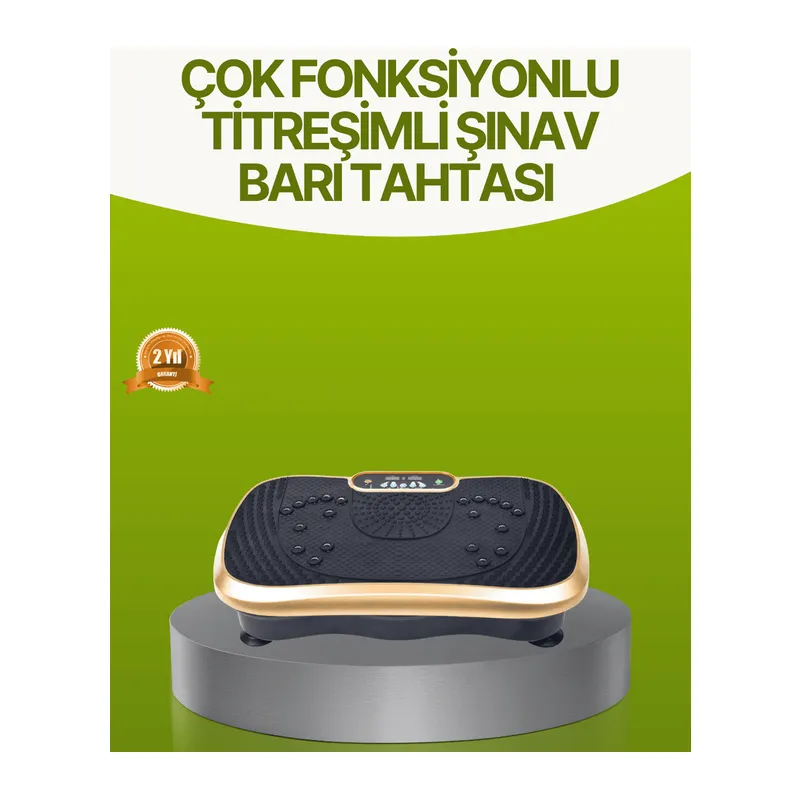 Titreşimli Egzersiz Platformu Evde Fitness ve Kas Güçlendirme