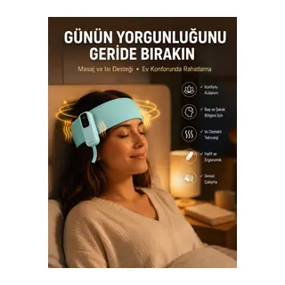 Sıkıştırmalı Baş Masaj Aleti Ev Tipi Konforlu Masaj Deneyimi Yeni Nesil