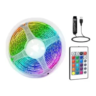 RGB Şerit Led 10 Metre Led Işık Kumanda ile Kontrol RGB