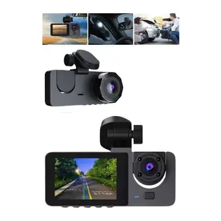 Araç İçi Dikiz Kamerası Sürüş Kaydedici 3 Lensli DVR Kamera