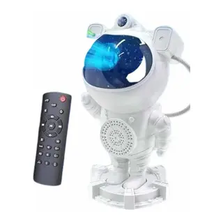 Gece Lambası Astronot Bluetooth Hoparlörlü Galaksi Işık Projektörü