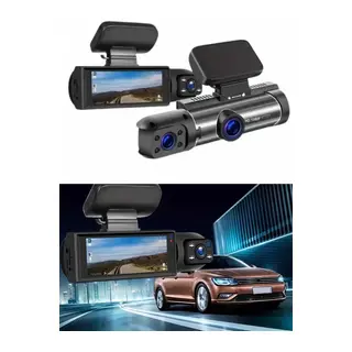 Araç İçi Full Hd Kamera Ön ve Arka Kameralı Ekranlı Araç Kamerası