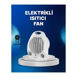 Mini Elektrikli Isıtıcı – 2000W Güç, Fanlı Isıtma, 3 Isı Modu