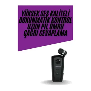 Yaka Kulaklığı Andorid Tüm Cep Telefonlarına Uyumlu Mikrofonlu Titreşimli Makaralı