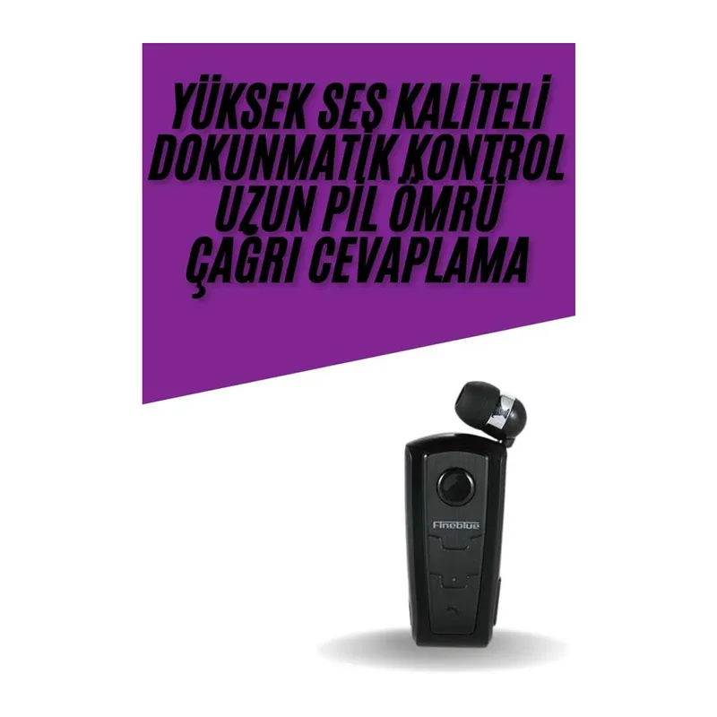 Yaka Kulaklığı Andorid Tüm Cep Telefonlarına Uyumlu Mikrofonlu Titreşimli Makaralı
