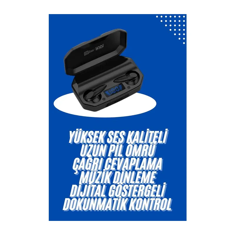 Kulaklık Bluetooth 5.2 Kablosuz Kulakiçi Rgb Işıklı Çift Mikrofonlu