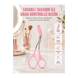 Mini Taraklı Kaş Düzeltici – Hassas Şekillendirme ve Taşınabilir Tasarım