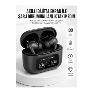 Kablosuz Bluetooth Kulaklık Pro Yeni Nesil Dokunmatik Kontrol