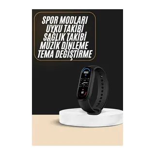 Akıllı Bileklik Android ve İOS Uyumlu Bildirim ve Çağrı Görme Spor Takibi