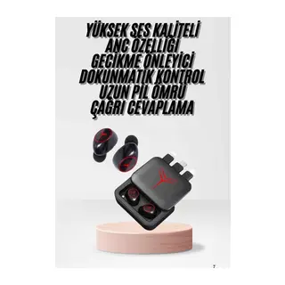 Kablosuz Şarj Göstergeli Powerbank Özellikli Bluetooth Kulaklık Çağrı Cevaplayabilen