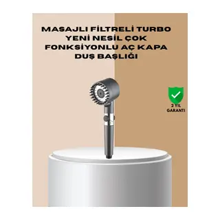 Çok Fonksiyonlu Filtreli Duş Başlığı Masaj Etkili