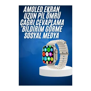 Yeni Nesil Bluetooth Bağlantılı Akıllı Saat Sosyal Medya Girişli Uyku Takibi