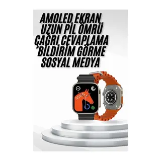 Yeni Nesil Akıllı Saat Müzik Dinleme Bildirim Görme Sesli Asistan Desteği