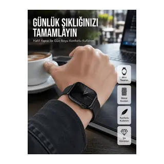 SQ-16 Mini Series 10 – Dokunmatik Akıllı Saat | Kalp Ritmi, SpO2, Uyku Takibi