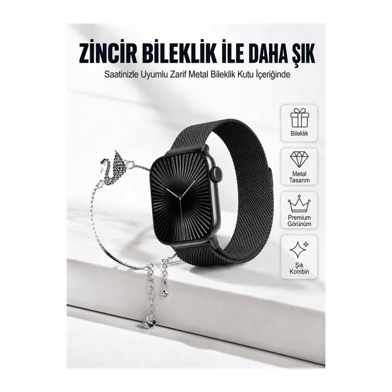 SQ-16 Mini Series 10 Akıllı Saat | Spor Modları, Bildirim ve Müzik Kontrolü