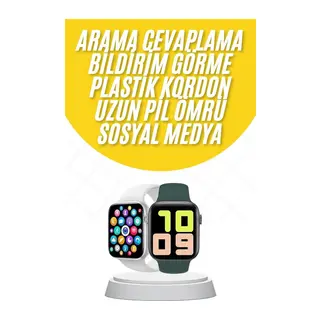 Akıllı Saat Uyku ve Sağlık Takibi Arama Cevaplama 44 MM Amoled Ekran