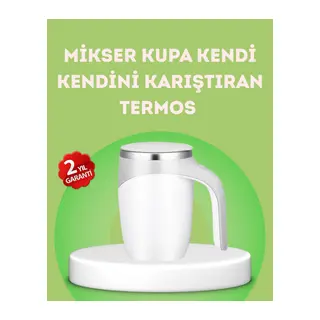 Elektrikli Otomatik Karıştırıcı Kupa – 304 Paslanmaz, USB Şarjlı, Taşınabilir