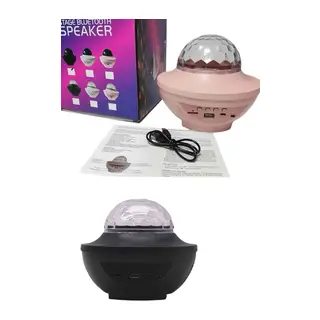 Dönen Işıklı Disko Topu Projektör Müzik Çalarlı Disco Speaker