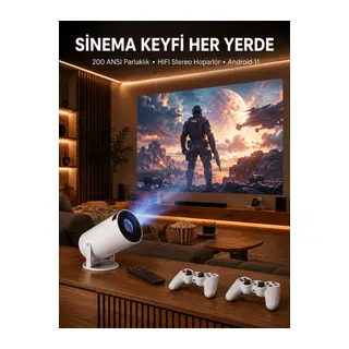 Projeksiyon Cihazı Video Oyun Konsolu 8 GB Hafıza LCD Ekran Kumandalı Yeni Nesil