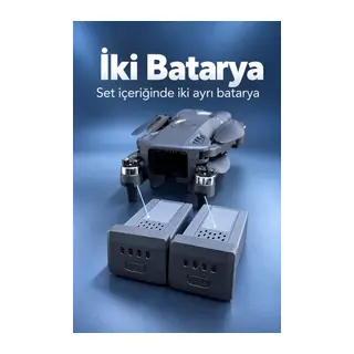 Katlanabilir Kameralı Drone Ekranlı Uzaktan Kumanda Seti