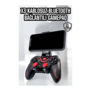 X3 Gamepad Oyun Kolu Bluetooth Bağlantılı Gamestick Android Uyumlu