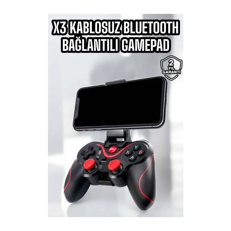 X3 Gamepad Oyun Kolu Bluetooth Bağlantılı Gamestick Android Uyumlu