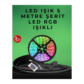 Pratik Kurulumlu 5 Metre Kumandalı Şerit LED