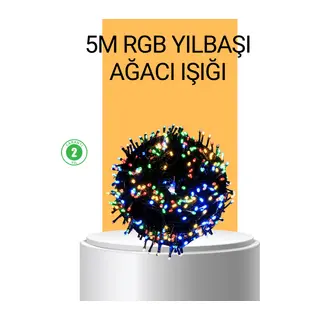 Dekoratif LED Çelenk Işık 8 Farklı Aydınlatma Modu