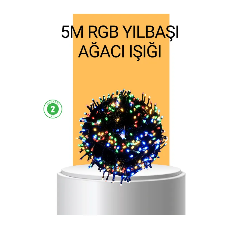Dekoratif LED Çelenk Işık 8 Farklı Aydınlatma Modu