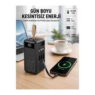 Seyahat ve Kamp İçin Portatif Güç Kaynağı Powerbank Yeni Nesil