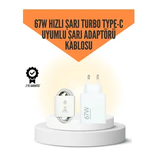 67W Hızlı Şarj Cihazı Yüksek Isı Dayanımlı Type-C Set