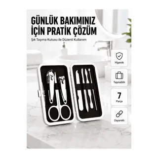 Taşınabilir Çantalı Çok Fonksiyonlu Bakım Seti