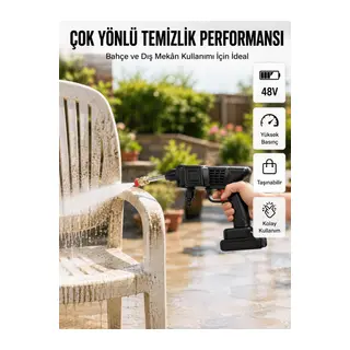 2025 Model 48V Şarjlı Basınçlı Yıkama Tabancası Orijinal Seri