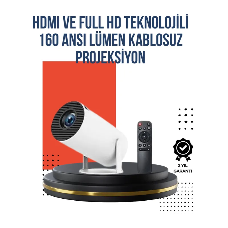 Kablosuz Bağlantılı Ultra Pro Projeksiyon