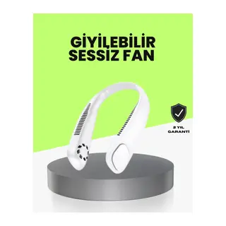 Bıçaksız Güvenli Tasarımlı Sessiz Boyun Fanı